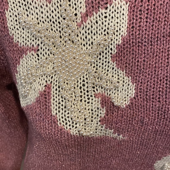 Vintage Joyce Pearl embellished sweater - Picture 3 of 8